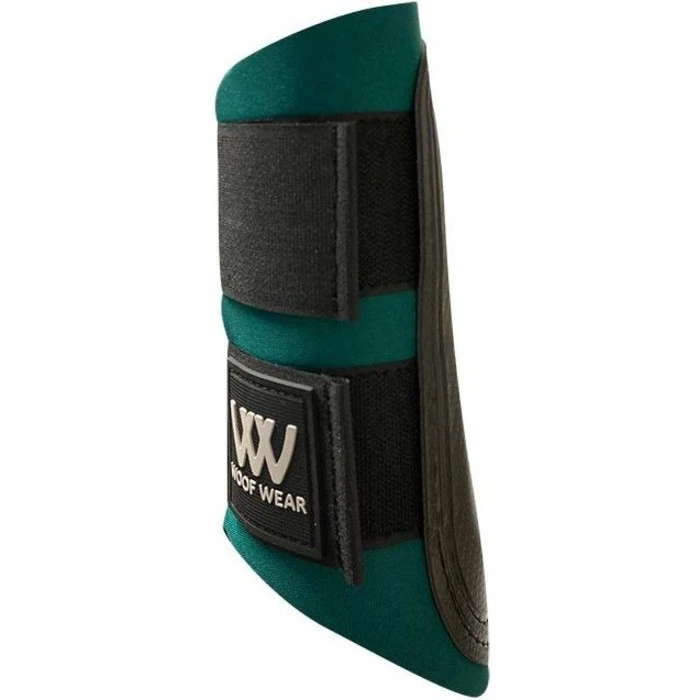 Woof Wear Green Club Brushing Boots WB0003 - British Racing Green Colour British Racing Green 1 Woof Wear Green Club Brushing Boots WB0003 - British Racing Green Colour British Racing Green