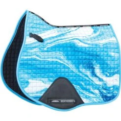 2022 Weatherbeeta Prime Marble All Purpose Saddle Pad 1008702 - Blue Swirl Colour Blue Swirl