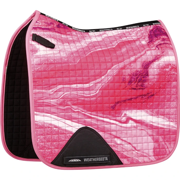 2022 Weatherbeeta Prime Marble Dressage Saddle Pad 1008703 - Pink Swirl Colour Pink Swirl 1 2022 Weatherbeeta Prime Marble Dressage Saddle Pad 1008703 - Pink Swirl Colour Pink Swirl