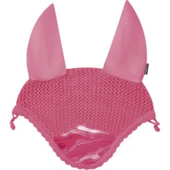 2022 Weatherbeeta Prime Marble Ear Bonnet 1008704 - Pink Swirl Colour Pink Swirl