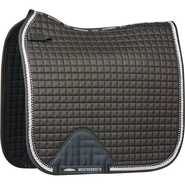 2022 Weatherbeeta Prime Bling Dressage Saddle Pad 1002755004 - Black Colour Black 1 2022 Weatherbeeta Prime Bling Dressage Saddle Pad 1002755004 - Black Colour Black