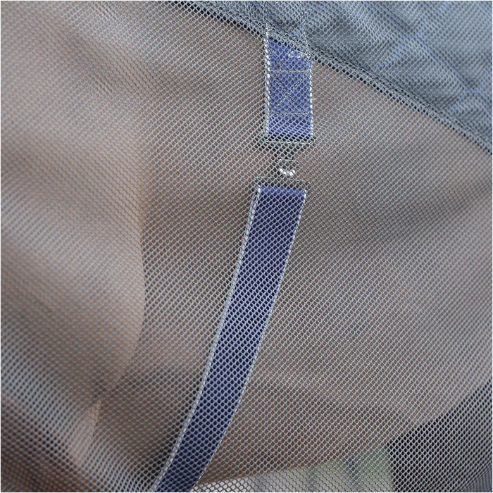 Weatherbeeta Wick Dri II Cooler Combo Neck - Charcoal / Blue / White 3 Weatherbeeta Wick Dri II Cooler Combo Neck - Charcoal / Blue / White - Image 3