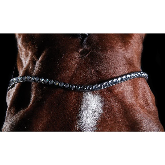 2022 Collegiate Comfitec Crystal Bridle 8077 - Brown 2 2022 Collegiate Comfitec Crystal Bridle 8077 - Brown - Image 2