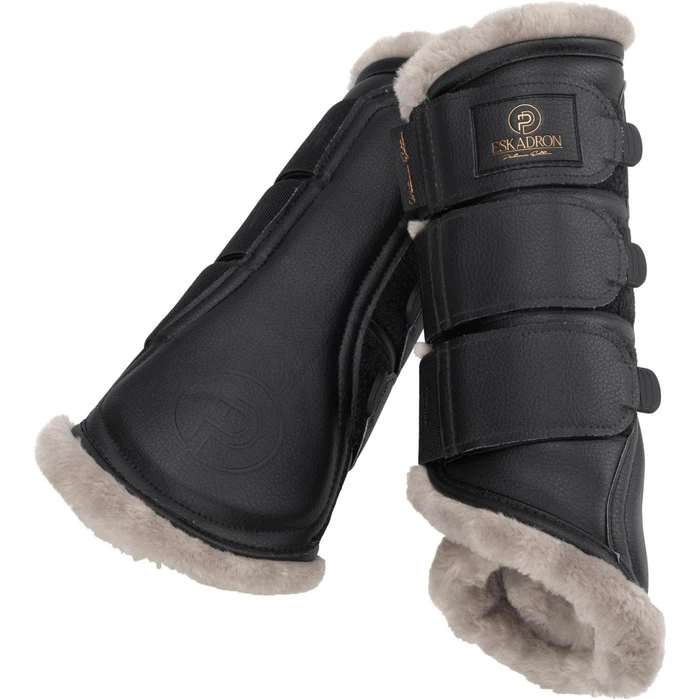 2023 Eskadron Platinum Faux Leather Tendon Boots 555039853290 - Black Colour Black 1 2023 Eskadron Platinum Faux Leather Tendon Boots 555039853290 - Black Colour Black