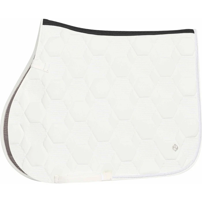2023 HV Polo Jenna General Purpose Saddle Pads 801093502 - White Colour White 1 2023 HV Polo Jenna General Purpose Saddle Pads 801093502 - White Colour White