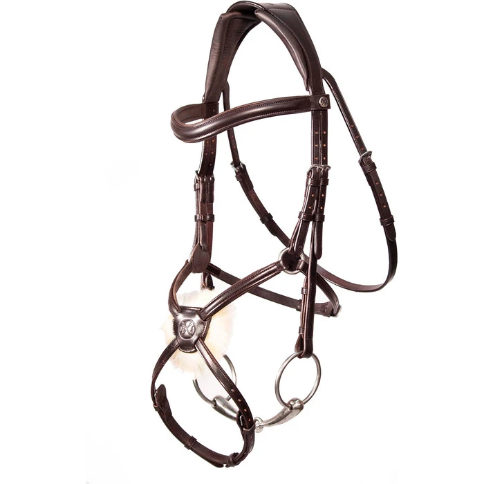 2023 Henry James Saddlery Mexican Grackle Bridle HJ-BR-05 - Havana Brown 1 2023 Henry James Saddlery Mexican Grackle Bridle HJ-BR-05 - Havana Brown