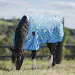 2023 Saxon 600D Pony Standard Neck Lite Rug 10183850 - Dinosaur Print