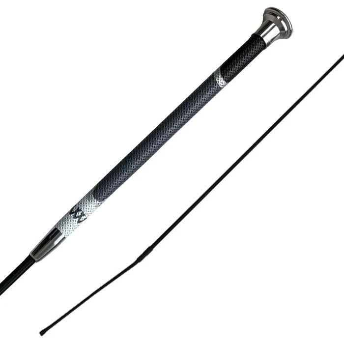 2023 Woof Wear Harmony Resolute 100cm Dressage Whip WH0011-GYSI-100 - Grey / Silver 1 2023 Woof Wear Harmony Resolute 100cm Dressage Whip WH0011-GYSI-100 - Grey / Silver