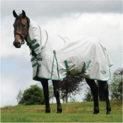 WeatherBeeta Green-Tec 900D Lite Plus Combo Neck Rug - Light Grey / Green