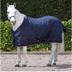 Hy Equestrian Signature 250g Standard Neck Rug - Navy Colour Navy