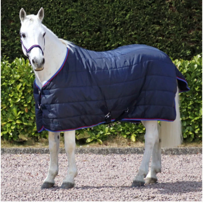 Hy Equestrian Signature 100g Standard Neck Rug - Navy Colour Navy 1 Hy Equestrian Signature 100g Standard Neck Rug - Navy Colour Navy