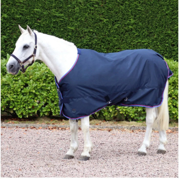 Hy Equestrian Signature Lightweight Standard Neck Turnout Rug - Navy 1 Hy Equestrian Signature Lightweight Standard Neck Turnout Rug - Navy