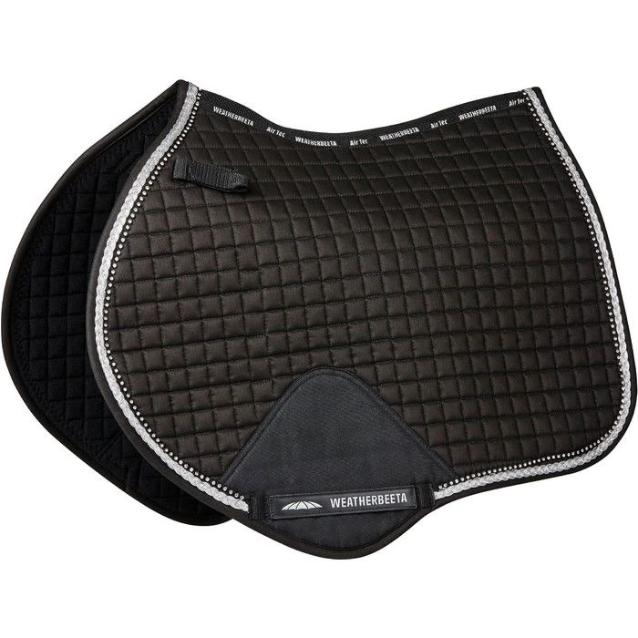 2022 Weatherbeeta Prime Bling Jump Shaped Saddle Pad 1002756 - Black Colour Black 1 2022 Weatherbeeta Prime Bling Jump Shaped Saddle Pad 1002756 - Black Colour Black
