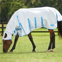 2022 Weatherbeeta Sweet Itch Shield Combo Neck Fly Rug With FREE Fly Mask Bundle WFRFM4 - Blue / White -Equestrian Supplies 4662 2500 202220Weatherbeeta20Sweet20Itch20Shield20Combo20Neck20100620920 20White20Blue2010062092033.2000x2000.700x700