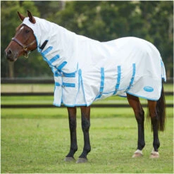 2022 Weatherbeeta Sweet Itch Shield Combo Neck Fly Rug With FREE Fly Mask Bundle WFRFM4 - Blue / White -Equestrian Supplies 4662 2500 202220Weatherbeeta20Sweet20Itch20Shield20Combo20Neck20100620920 20White20Blue2010062092044.2000x20001.700x700
