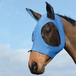 2022 Weatherbeeta Sweet Itch Shield Combo Neck Fly Rug With FREE Fly Mask Bundle WFRFM4 - Blue / White -Equestrian Supplies 4662 3858 1.2000x2000.700x700
