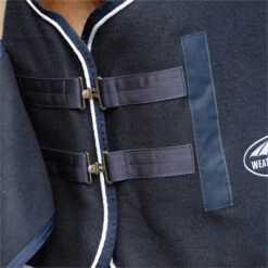 2022 Weatherbeeta Wool Show Sheet With Chest Panel Standard Neck Fleece Rug 10115800 - Navy / White -Equestrian Supplies 4915 202220Weatherbeeta20Wool20Show20Sheet20With20Chest20Panel20Standard20Neck20Rug201011580020 20Navy20White20Close20Up203.700x700