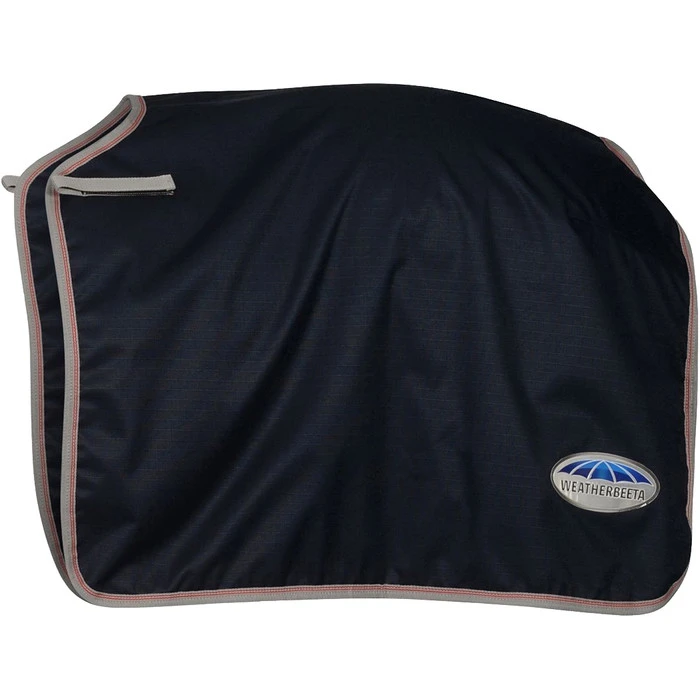 2022 Weatherbeeta Essential Fleece Lined Quarter Sheet 10163480 - Navy / Silver / Red 2 2022 Weatherbeeta Essential Fleece Lined Quarter Sheet 10163480 - Navy / Silver / Red - Image 2