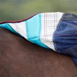 2023 Weatherbeeta Breeze With Surcingle IV Combo Neck 10183790 - White / Navy / Red Colour White / Navy / Red -Equestrian Supplies 6035 202320Weatherbeeta20Breeze20Fly20Rug2020Free20Fly20Mask20Bundle20WFRFM120 20White2020Navy2022.700x700