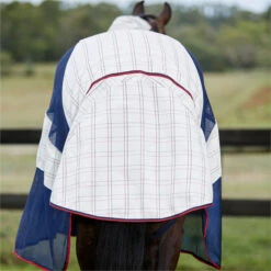 2023 Weatherbeeta Breeze With Surcingle IV Combo Neck 10183790 - White / Navy / Red Colour White / Navy / Red -Equestrian Supplies 6035 202320Weatherbeeta20Breeze20Fly20Rug2020Free20Fly20Mask20Bundle20WFRFM120 20White2020Navy2055.700x700