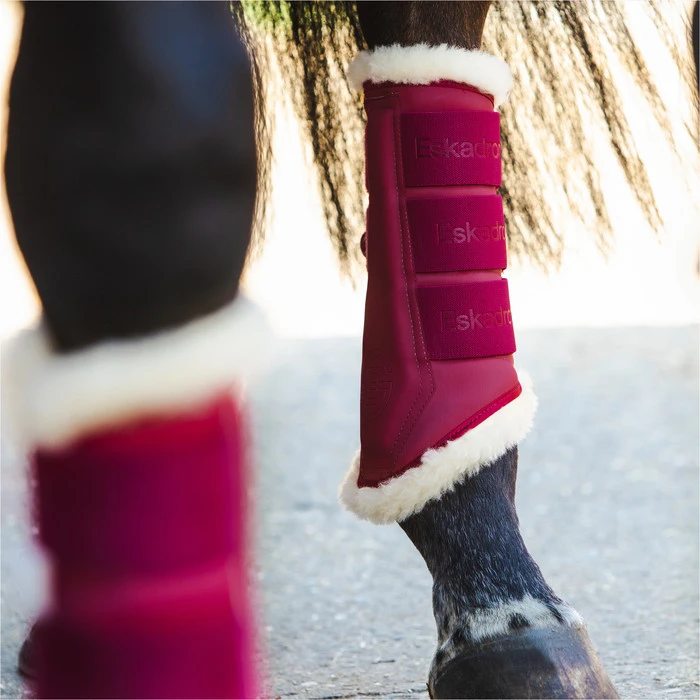 2023 Eskadron Softslate Evo-Wool Brushing Boots 555087 - Pink Colour Pink 2 2023 Eskadron Softslate Evo-Wool Brushing Boots 555087 - Pink Colour Pink - Image 2