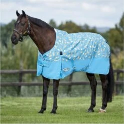 2023 Weatherbeeta Comfitec Essential Standard Neck Lite Turnout With FREE Headcollar - Seahorse Print -Equestrian Supplies 6125 fabc5603d731683ad41002585e4d0dc4 15.2000x2000.700x700