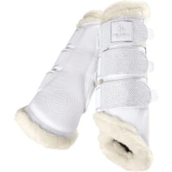2023 Eskadron Glossy Crystal Saddle Cloth & Mesh Evo-Wool Tendon Boots Bundle 218131555131 - White -Equestrian Supplies 6326 6292 esk 555131 663 10 f.2000x2000.700x700