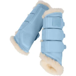 2023 Eskadron Cotton Compact Saddle Pad & Softslate Evo-Wool Brushing Boots Bundle 222087555087 - Light Blue Colour Light Blue -Equestrian Supplies 6329 esk 555087 864 310 f.2000x2000.700x700