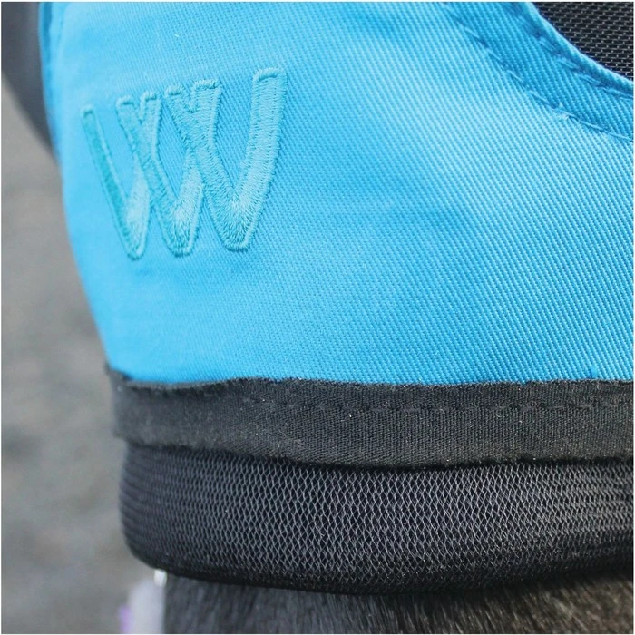 2023 Woof Wear UV Fly Mask With Ears & UV Nose Protector Bundle FMNPUV23 - Black / Turquoise Colour Black / Turquoise 2 2023 Woof Wear UV Fly Mask With Ears & UV Nose Protector Bundle FMNPUV23 - Black / Turquoise Colour Black / Turquoise - Image 2