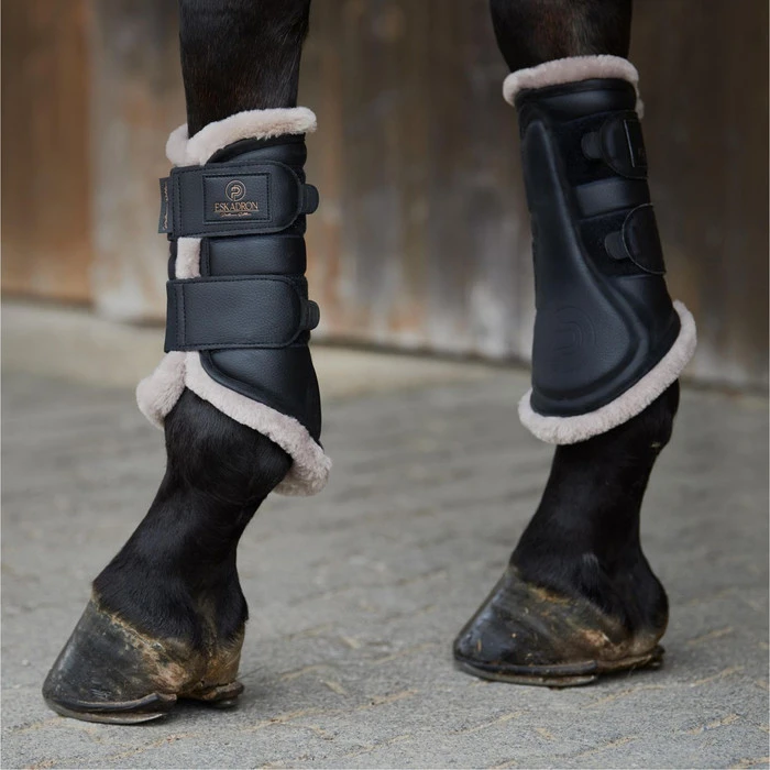2023 Eskadron Platinum Faux Leather Tendon Boots 555039853290 - Black Colour Black 2 2023 Eskadron Platinum Faux Leather Tendon Boots 555039853290 - Black Colour Black - Image 2