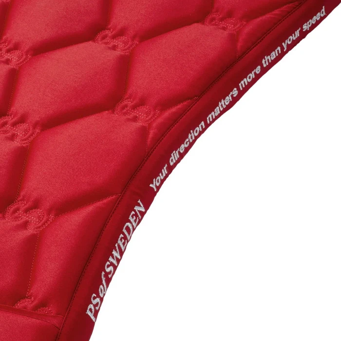 2023 PS Of Sweden Signature Jump Saddle Pad 1110-039 - Chilli Red Colour Chilli Red 3 2023 PS Of Sweden Signature Jump Saddle Pad 1110-039 - Chilli Red Colour Chilli Red - Image 3