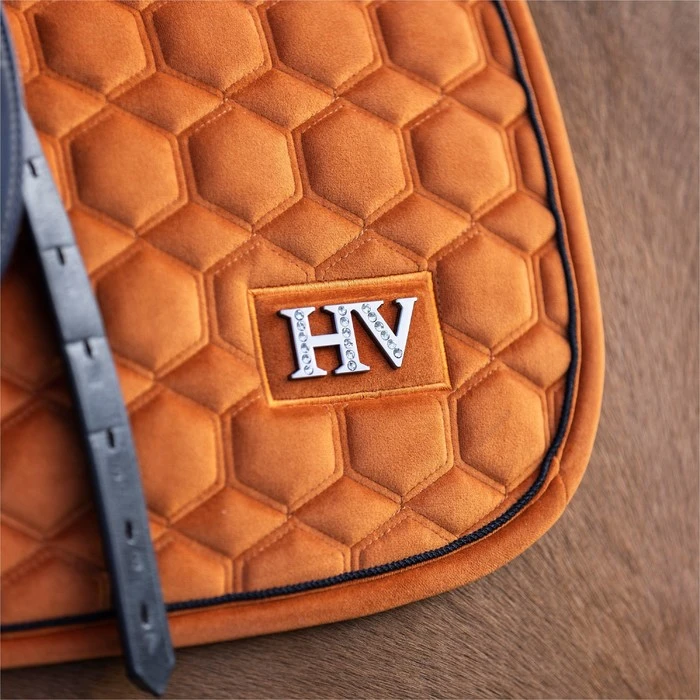 2023 HV Polo Dorian Dressage Saddle Pad 802093510 - Ginger Colour Ginger 4 2023 HV Polo Dorian Dressage Saddle Pad 802093510 - Ginger Colour Ginger - Image 4