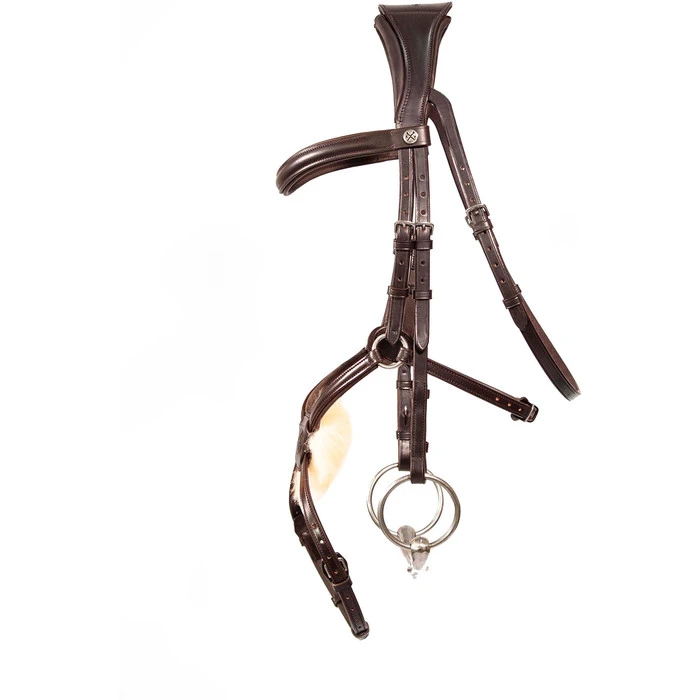 2023 Henry James Saddlery Mexican Grackle Bridle HJ-BR-05 - Havana Brown 2 2023 Henry James Saddlery Mexican Grackle Bridle HJ-BR-05 - Havana Brown - Image 2