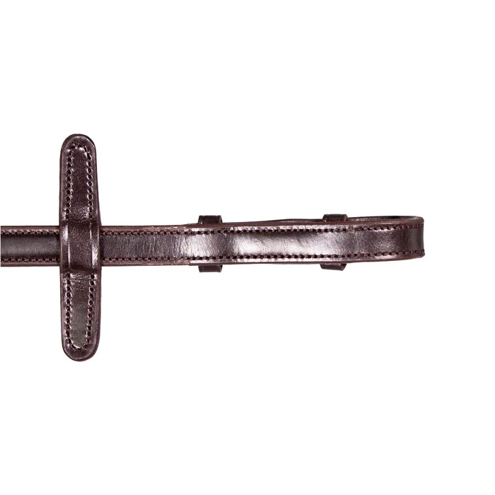 2023 Henry James Saddlery Xtreme Eventer Hybrid Rubber Reins With Leather Stoppers RR7 - Havana Brown Colour Havana Brown 2 2023 Henry James Saddlery Xtreme Eventer Hybrid Rubber Reins With Leather Stoppers RR7 - Havana Brown Colour Havana Brown - Image 2