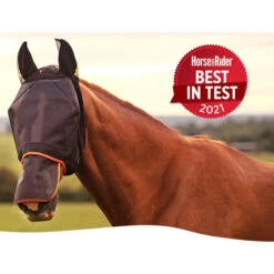 Equilibrium Field Relief Max Fly Mask Black / Red