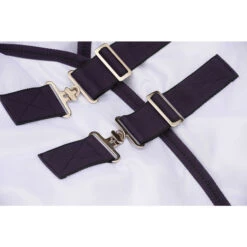 Weatherbeeta Comfitec Essential Mesh Combo Neck Fly Rug White / Purple -Equestrian Supplies Weatherbeeta Comfitec Essential Mesh Combo Neck White 3.700x700