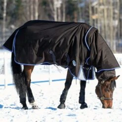 Weatherbeeta Comfitec Ultra Cozi Medium Detach-A-Neck Rug - Charcoal / Blue -Equestrian Supplies Weatherbeeta20Comfitec20Ultra20Cozi20Ii20Detach A Neck20Medium20Charcoal20Blue20White20 20side.700x700