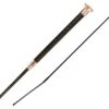 2023 Woof Wear Reptile 100cm Dressage Whip WH0010-BKRG-100 - Black / Rose Gold