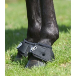 Equilibrium Tri-Zone Over Reach Boots Black -Equestrian Supplies equilibrium tri zone over reach boots black eqb0650 worn.700x700
