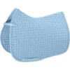 2023 Eskadron Cotton Compact Saddle Pad 222087 - Light Blue Colour Light Blue